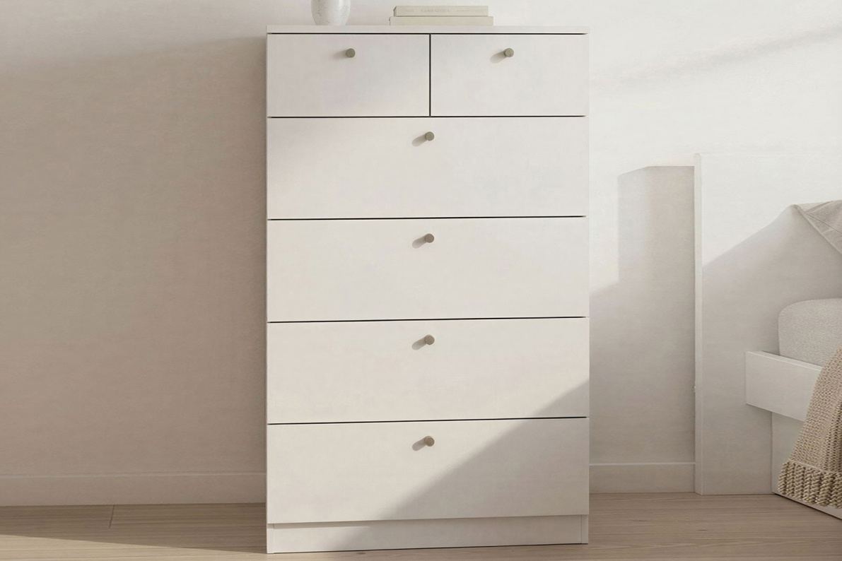 Комод 70х40х116 см с 6-ю ящиками Теви