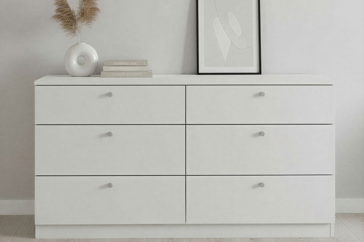 Комод 140х40х72 см с 6-ю ящиками Теви