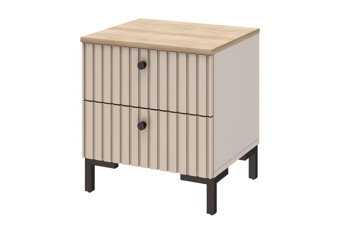 Тумба прикроватная ТосканаКашемир серый