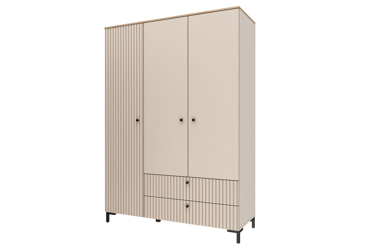 Шкаф х дверный ТосканаКашемир серый