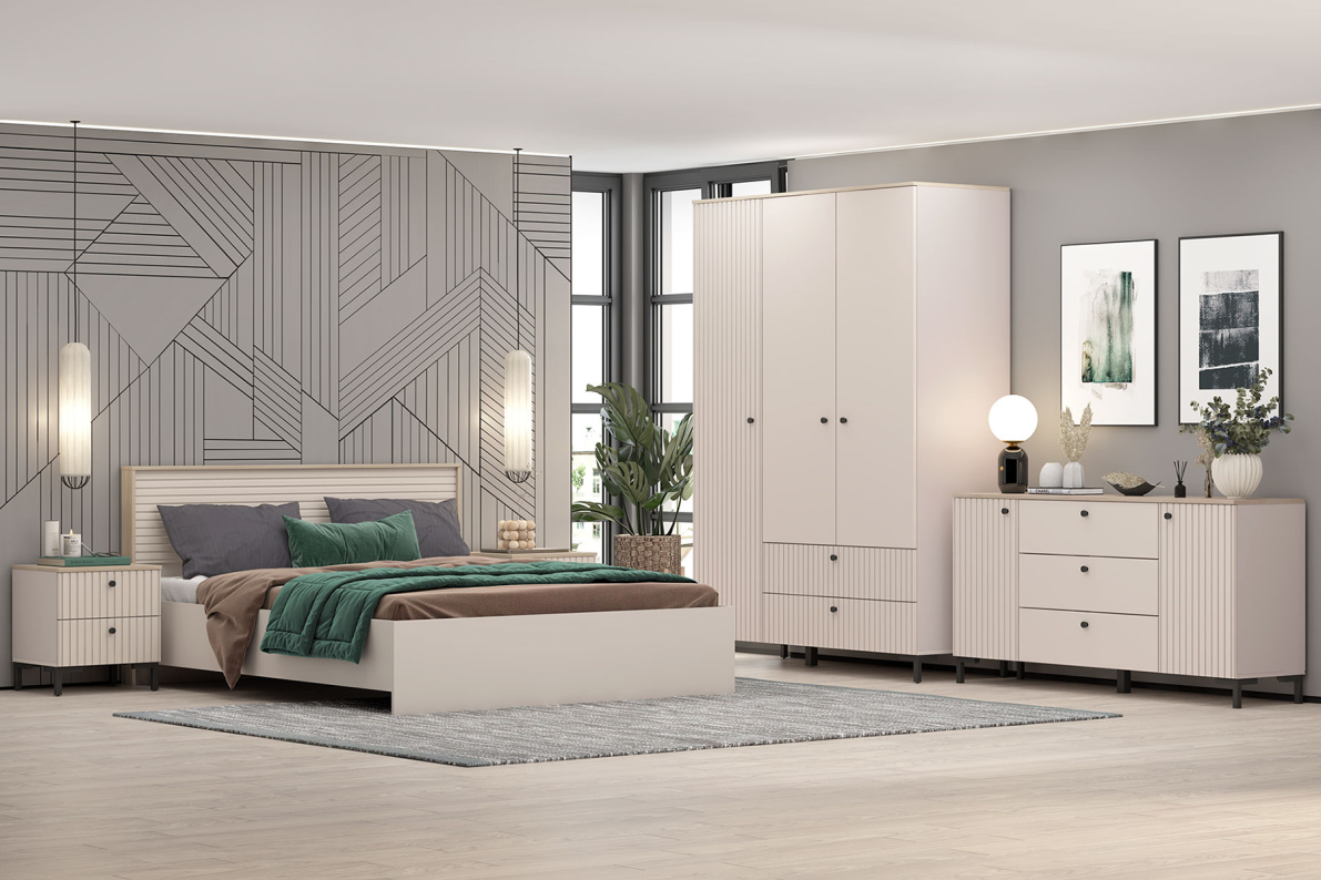 Спальня ТосканаКашемир серый