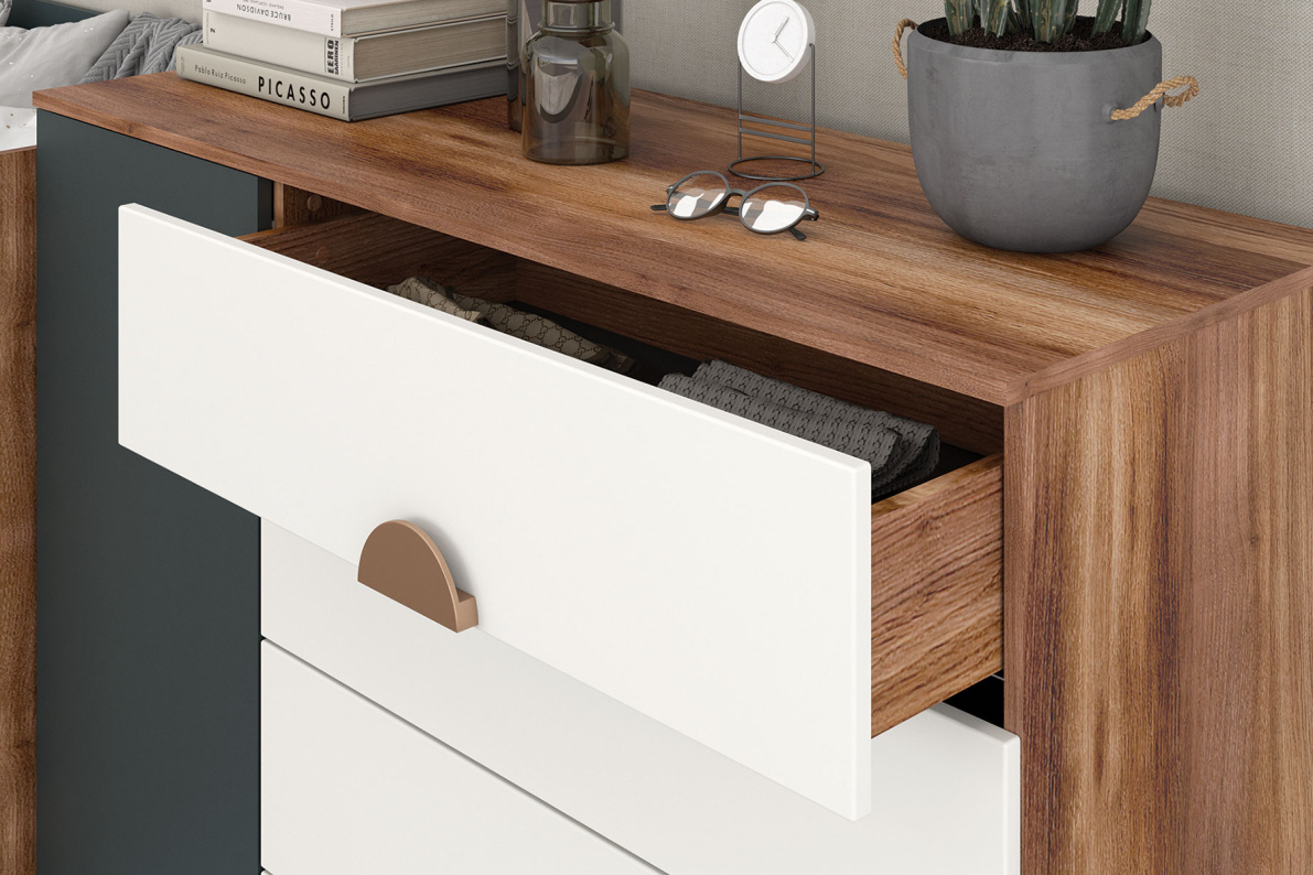 Молодежная Тризиль 2Зеленый камень/Белый, фото 2